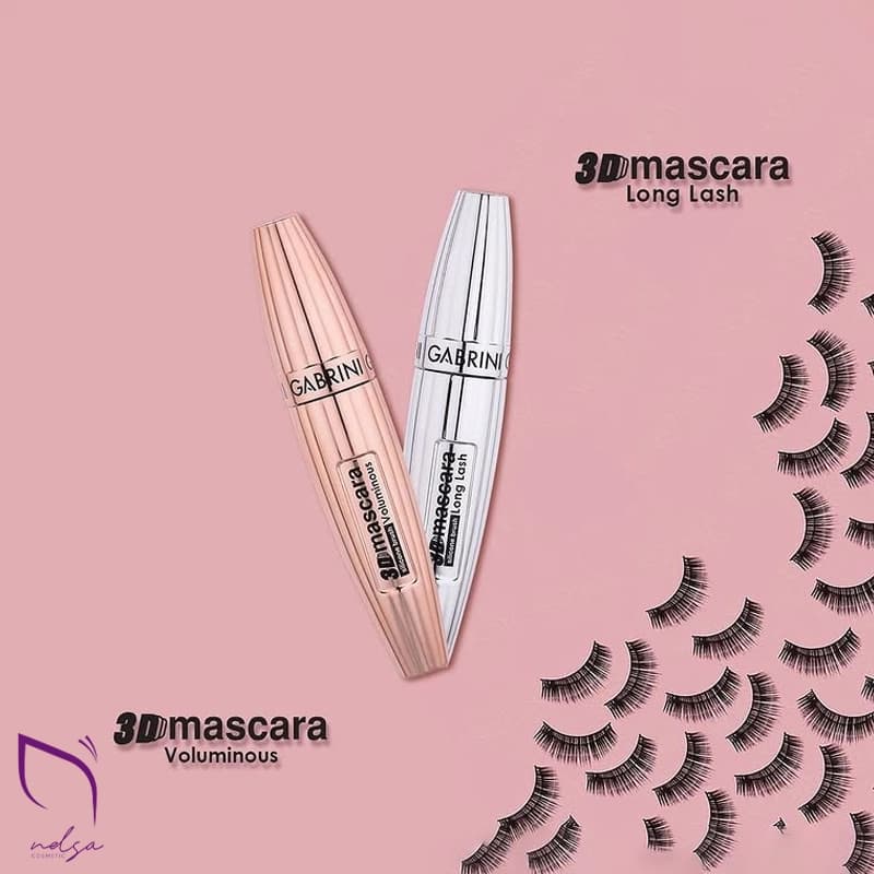 ریمل سه بعدی با برس سیلیکونی گابرینی Gabrini 3D Mascara