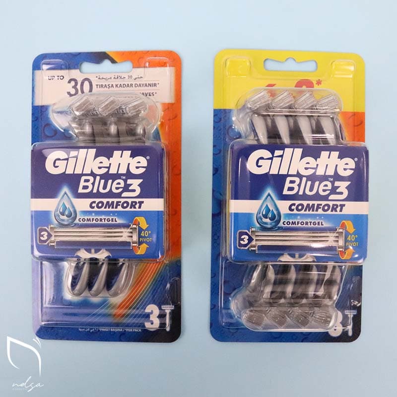 ژیلت بلو تری کامفورت اصل | Gillette Blue3 Comfort