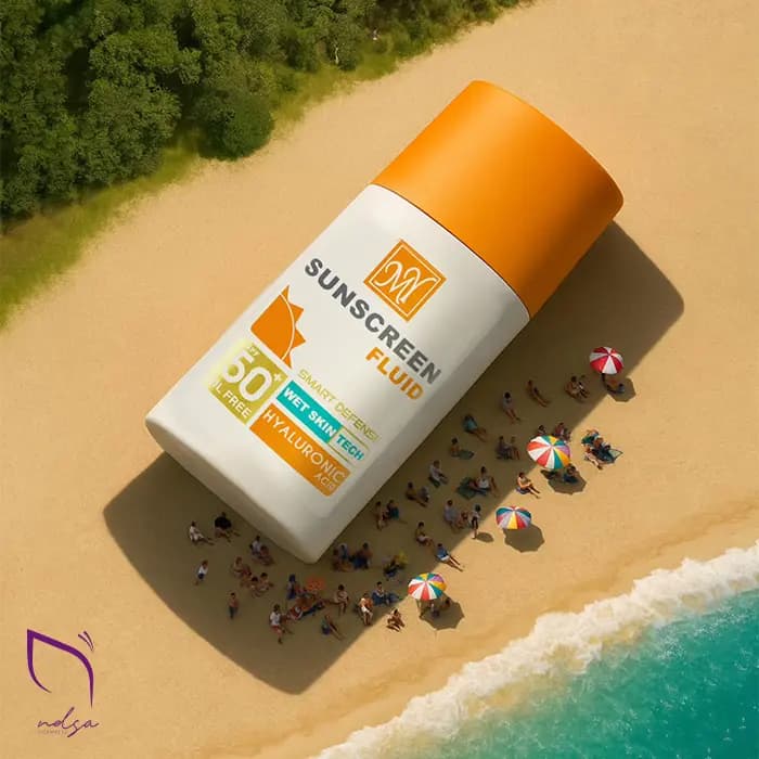 فلوئید ضد آفتاب بی رنگ مای بدون چربی با SPF50 (50میل)