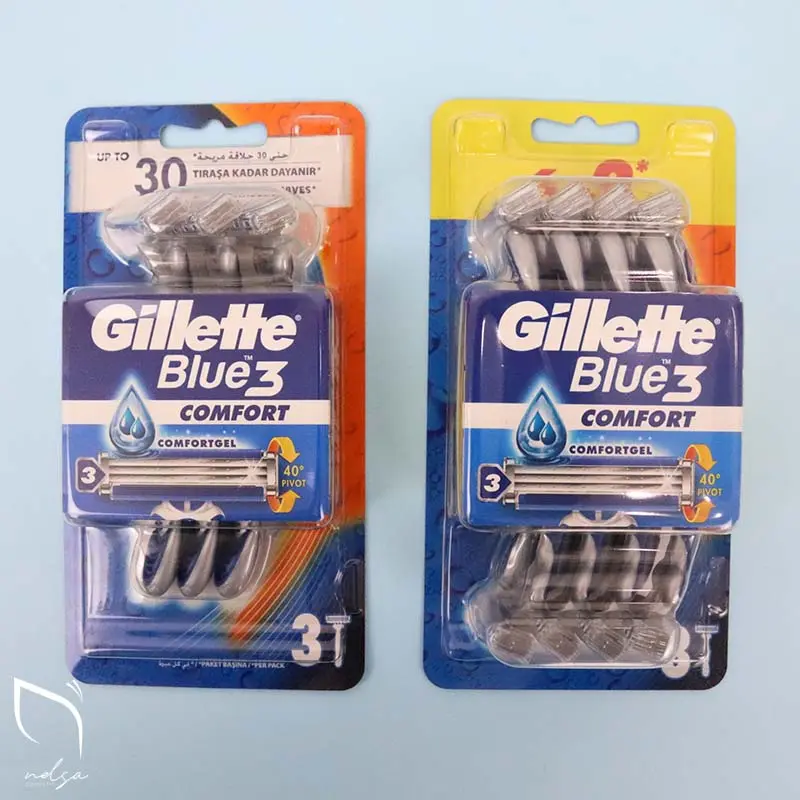 ژیلت بلو تری کامفورت اصل | Gillette Blue3 Comfort